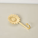Gold Sunflower Wall Hook