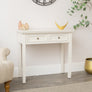 Ivory 2 Drawer Console / Dressing Table - Daventry Ivory Range