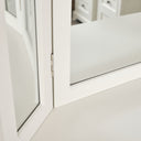 Ivory Arched Triple Dressing Table Mirror - Daventry Ivory Range