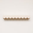 Pale Peach Scalloped Wall Storage Shelf - 61cm