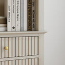 Large 2 Drawer &amp; 2 Doors Bookcase - Hales Taupe Range