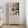 Large 2 Drawer &amp; 2 Doors Bookcase - Hales Taupe Range