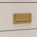 Large 2 Drawer Dressing Table and Pair of 3 Drawer Bedside Tables - Elle Stone Range