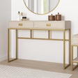 Large 2 Drawer Dressing Table and Pair of Bedside Tables - Elle Stone Range