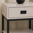 Large 3 Drawer Chest of Drawers and Pair of Bedside Tables - Elle Dark Beige Range