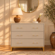 Large 3 Drawer Chest of Drawers - Liana Taupe Range