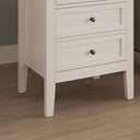 Large 6 Drawer Chest of Drawers and Pair of 3 Drawer Bedside Tables - Rowley Pale Cream Range