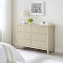 Large 6 Drawer Chest Of Drawers and Pair Of Large Bedside Tables - Hales Taupe Range