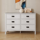 Large 6 Drawer Chest of Drawers and Pair of Bedside Tables - Lawrence Ivory Range