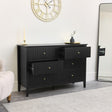 Large 6 Drawer Chest of Drawers - Hales Black Range
