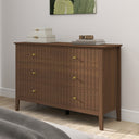 Large 6 Drawer Chest of Drawers - Hales Dark Wood Range