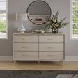 Large 6 Drawer Chest of Drawers - Oslo Taupe Range