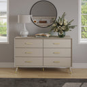 Large 6 Drawer Chest of Drawers - Oslo Taupe Range