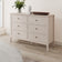 Large 6 Drawer Chest of Drawers - Rowley Taupe Grey Range