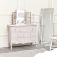 Large 6 Drawer Chest of Drawers - Victoria Pink Range