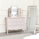 Large 6 Drawer Chest of Drawers - Victoria Pink Range