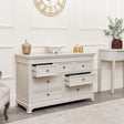 Large 7 Drawer Chest of Drawers - Daventry Taupe-Grey Range - Damaged second