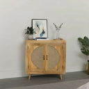 Large Acacia Wood Sideboard 91cm