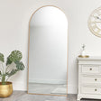 Large Antique Gold Arched Wall / Leaner Mirror - 180cm x 80cm