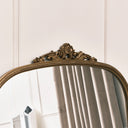 Large Arch Antique Gold Ornate Overmantle Mirror - 152cm x 128cm