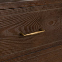 Large Arched Dark Wood Freestanding Storage Cabinet - Kingsley Range