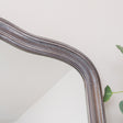 Large Arched Washed Wooden Framed Leaner Mirror - 78cm x 158cm