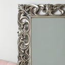 Large Ornate Silver Wall / Floor Mirror 90cm x 168cm
