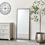 Large Black Rectangle Wall Mirror 60cm x 140cm