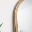 Large Bronze Framed Arched Wall &amp; Leaner Mirror - 50cm x 180cm
