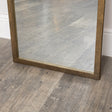 Large Bronze Framed Arched Wall &amp; Leaner Mirror - 50cm x 180cm