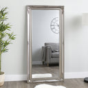 Large Silver Ornate Wall/Floor Mirror 158cm x 78cm
