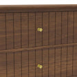 Large Chest of Drawers and Pair of Bedside Tables - Hales Dark Wood Range