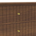 Large Chest of Drawers and Pair of Bedside Tables - Hales Dark Wood Range