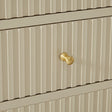 Large Chest of Drawers and Pair of Bedside Tables - Hales Taupe Range