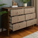 Large Chest of Drawers and Pair of Wide Bedside Tables - Hales Pale Wood Range