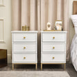 Large Chest of Drawers &amp; Pair of Bedside Tables - Aisby White Range