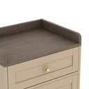 Large Cream 6 Drawer Chest of Drawers &amp; Pair Of 3 Drawer Bedside Tables - Oswin Range
