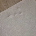 Large Cream Hall Storage Bench with Cushioned Seat - Oswin Range