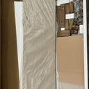 Large Cream Hall Storage Bench with Cushioned Seat - Oswin Range