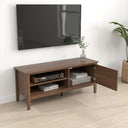 Large Dark Wood Tv Cabinet - Hales Dark Wood Range