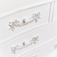 Large Double Wardrobe, Dressing Table Set, Chest of Drawers &amp; Pair of 3 Drawer Bedside Tables - Pays Blanc Range