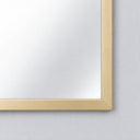Large Framed Gold Arched Mirror - 100cm x 60cm