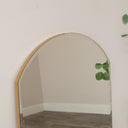 Large Full Length Frameless Arched Mirror - 47cm x 142cm