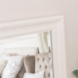 Large Full Length White Framed Wall &amp; Leaner Mirror - 47cm x 142cm