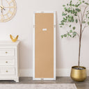 Large Full Length White Framed Wall &amp; Leaner Mirror - 47cm x 142cm