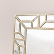 Large Gold Art Deco Framed Mirror 70cm x 150cm