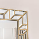 Large Gold Art Deco Framed Mirror 70cm x 150cm