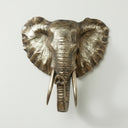 Large Gold Elephant Head Wall Mount