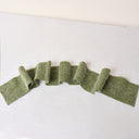 Large Green Wool Table Runner - 140cm