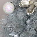 Large Grey &amp; Silver Tipped Christmas Tree 6ft